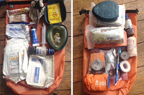 First Aid on the Water: The contents of Kyle “Smitty” Smith’ kit