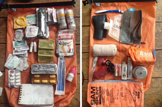 First Aid on the Water: The contents of Kyle “Smitty” Smith’ kit