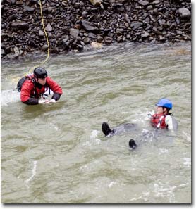 Rescue Training on the Potlatch River, ID