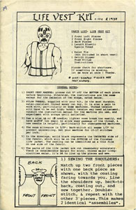 Complete instructions for making your own life jacket.